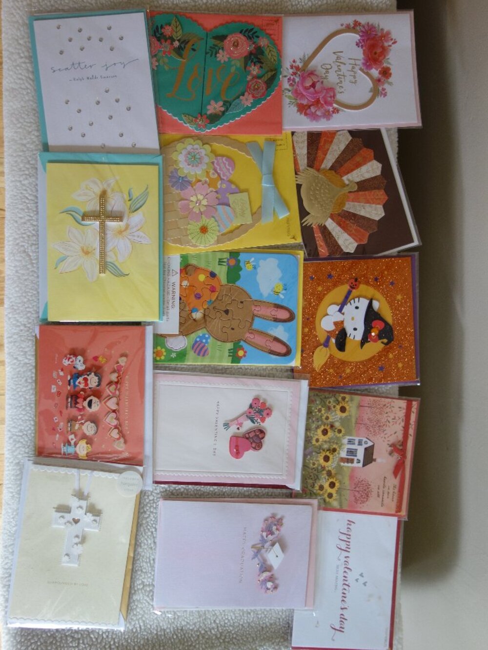 $108.19 New Sealed Premium Greeting Cards PAPYRUS, HALLMARK, AMERICAN GREETINGS